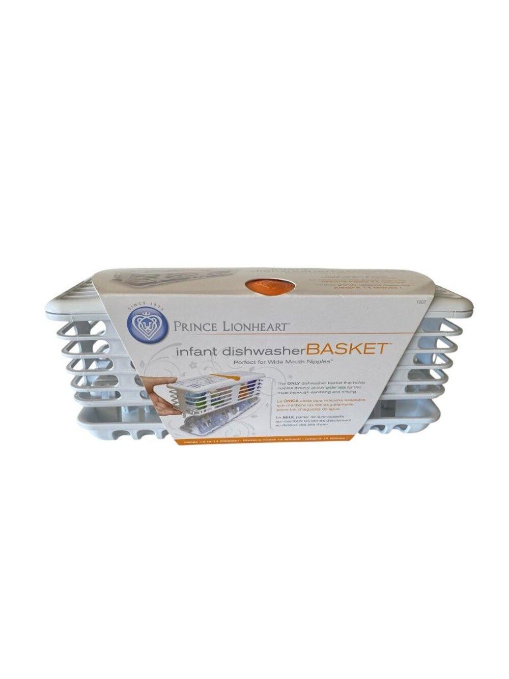 Prince Lionheart Infant Dishwasher Basket Holder Baby Bottle Nipples Smalls